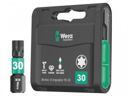 Wera Bit-Box 15 Impaktor TX30 x 25mm 15 Piece £33.99